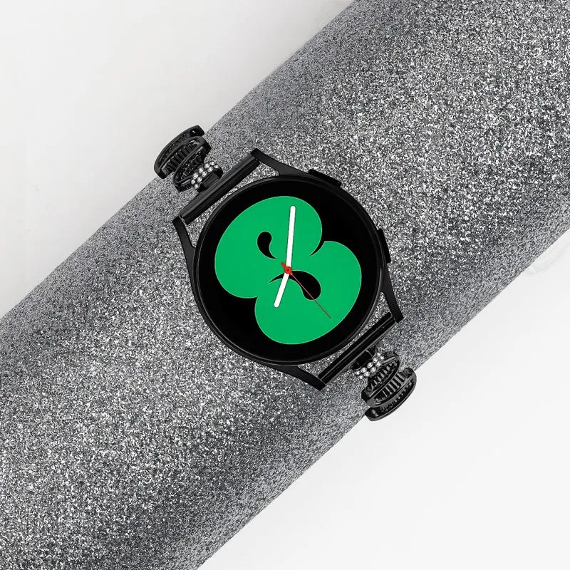 Samsung Galaxy Watch Active / Active2 40mm / Active2 44mm Rhinestone Decor Stainless Steel Watch Band 20mm Bracelet Strap
