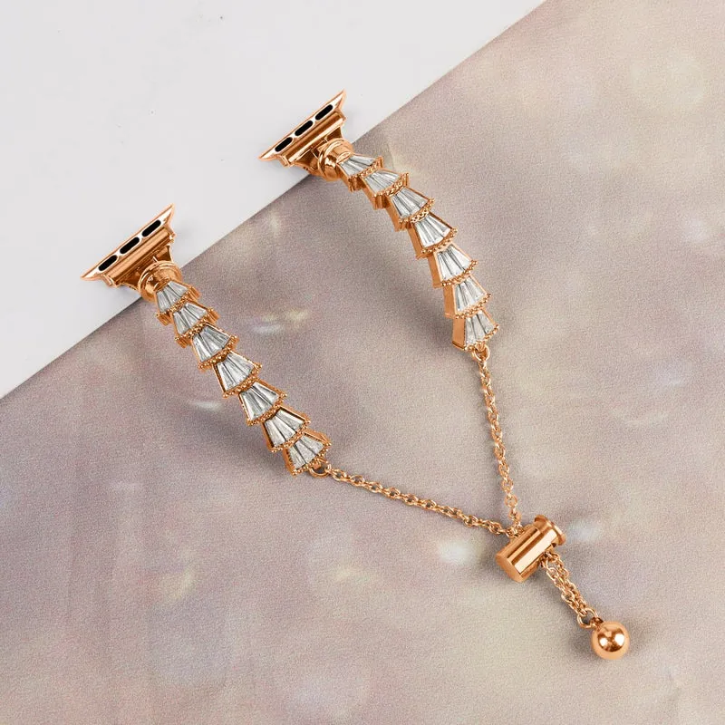 Apple Watch Series 9 / 8 / 7 41mm / 6 / 5 / 4 / SE / SE (2022) / SE (2023) 40mm / 3 / 2 / 1 38mm Wstch Band Jewelry Bracelet Strap