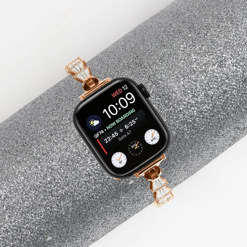 Apple Watch Series 9 / 8 / 7 41mm / 6 / 5 / 4 / SE / SE (2022) / SE (2023) 40mm / 3 / 2 / 1 38mm Wstch Band Jewelry Bracelet Strap
