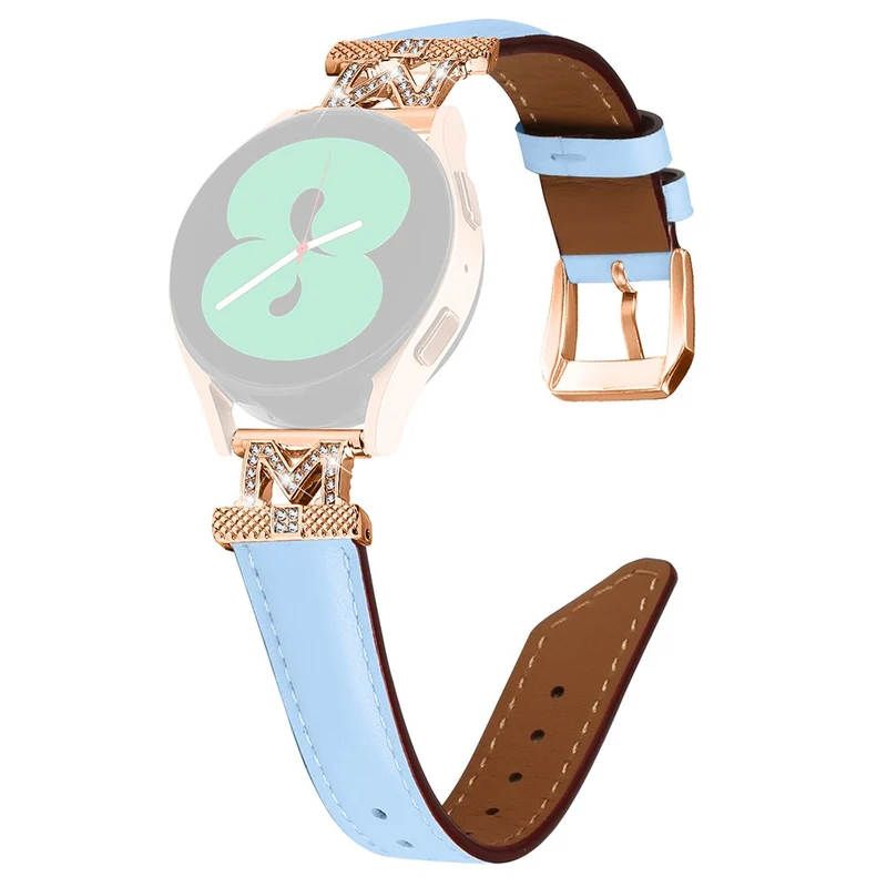 Huami Amazfit Cheetah Pro Replacement Strap with Rose Gold Buckle 20mm M-Shape Connector Watch Band