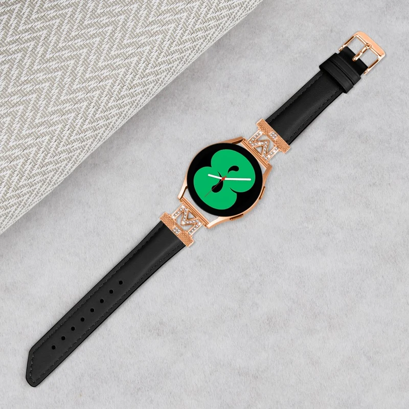 Huami Amazfit Cheetah Pro Replacement Strap with Rose Gold Buckle 20mm M-Shape Connector Watch Band