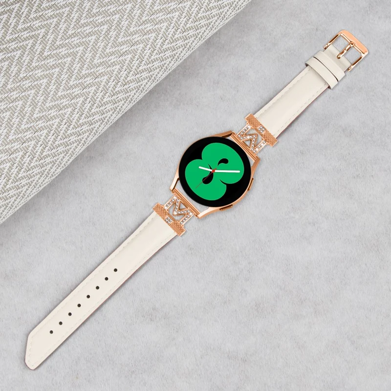 Huami Amazfit Cheetah Pro Replacement Strap with Rose Gold Buckle 20mm M-Shape Connector Watch Band