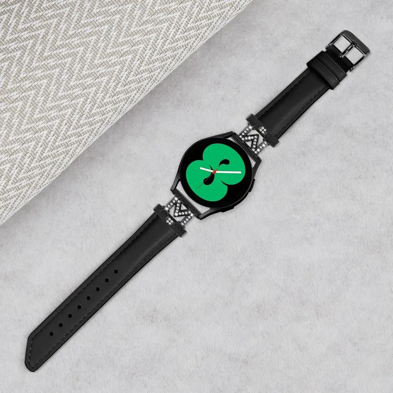 Black Buckle Watch Strap Huami Amazfit Cheetah Pro M-Shape Connector 20mm Watch Band