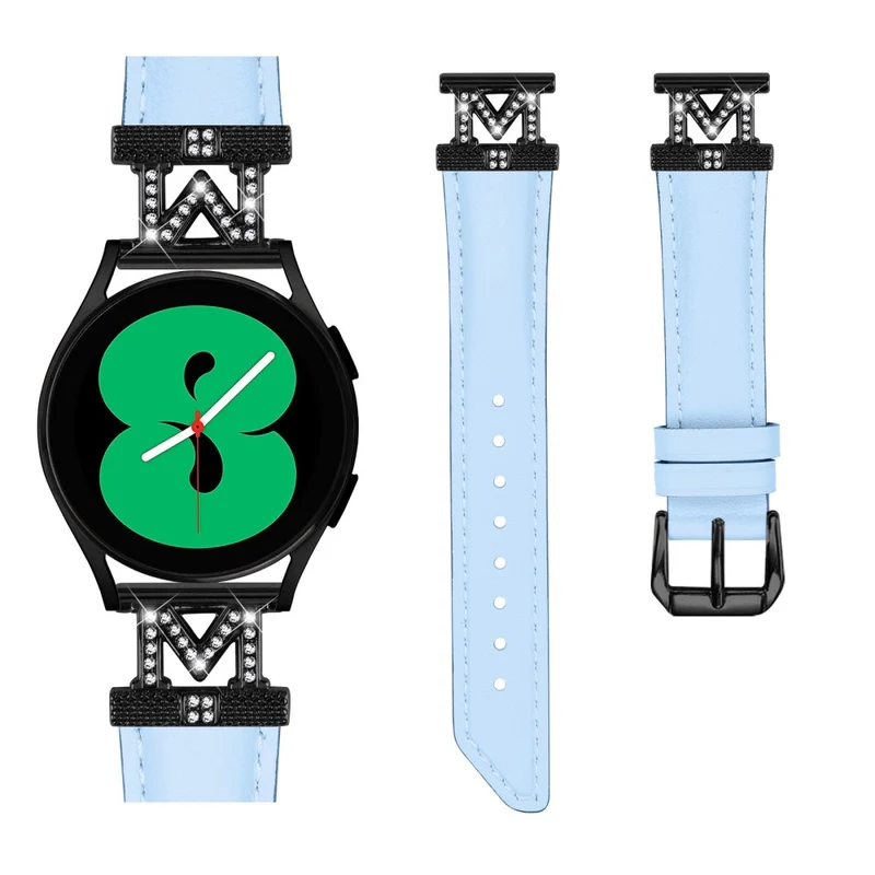 Black Buckle Watch Strap Huami Amazfit Cheetah Pro M-Shape Connector 20mm Watch Band