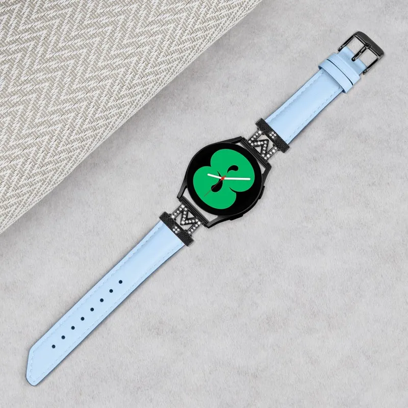 Black Buckle Watch Strap Huami Amazfit Cheetah Pro M-Shape Connector 20mm Watch Band