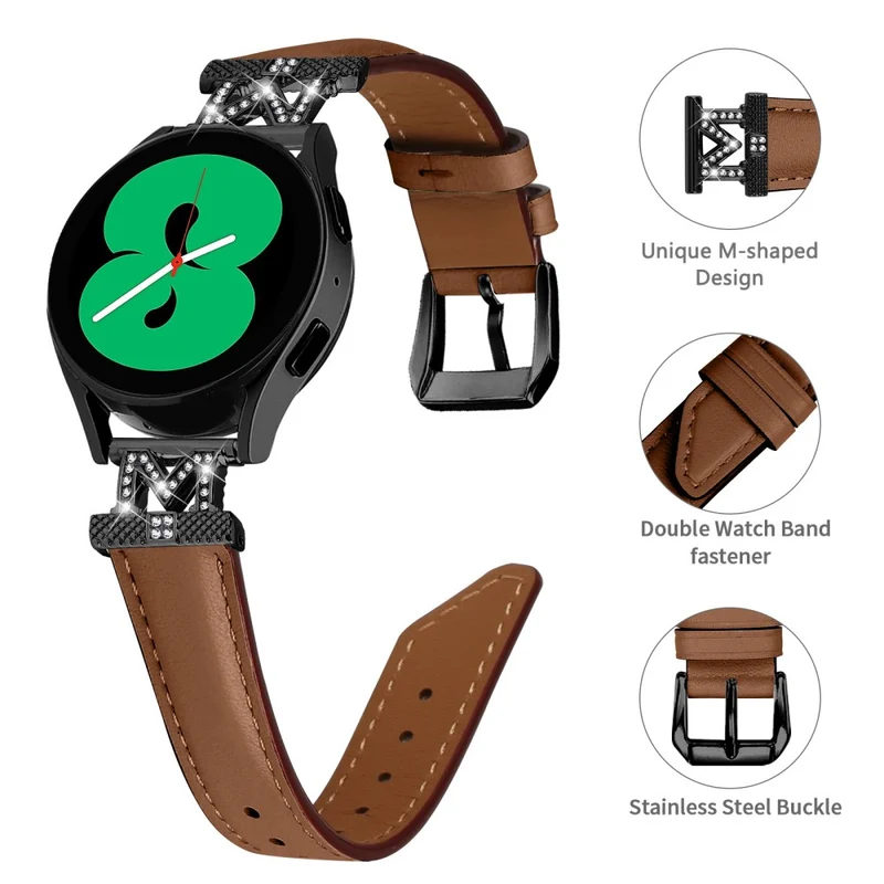 Black Buckle Watch Strap Huami Amazfit Cheetah Pro M-Shape Connector 20mm Watch Band