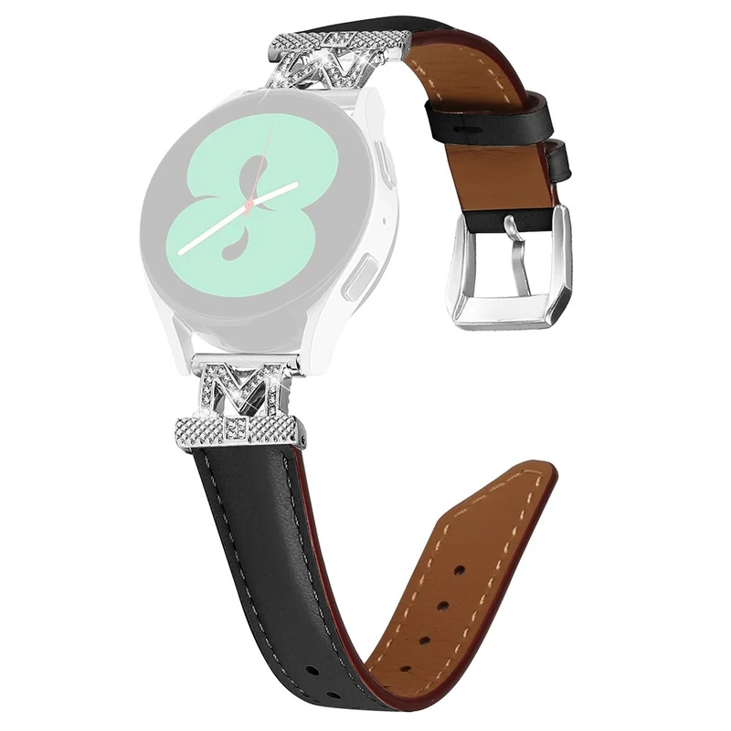 20mm M-Shape Connector Watch Strap Huami Amazfit Cheetah Pro Replacement Watch Band with Silver Buckle
