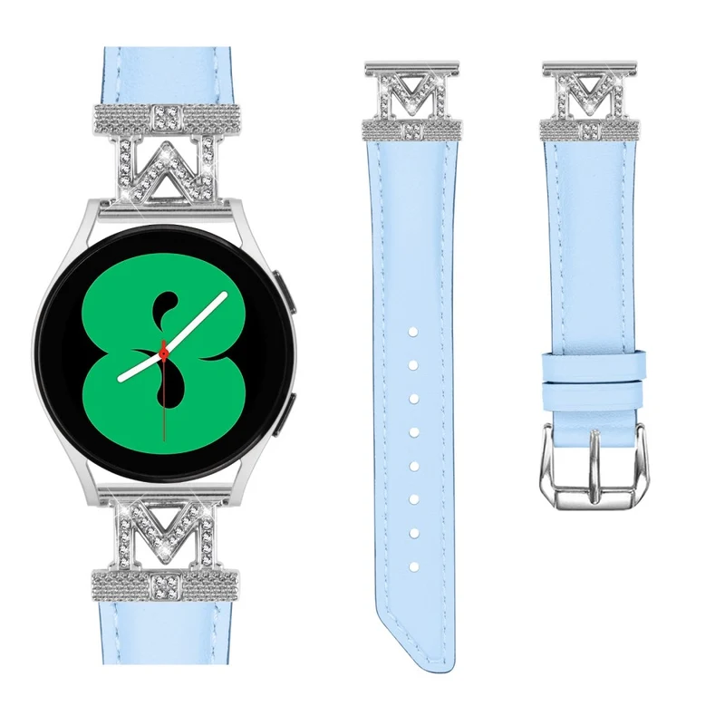 20mm M-Shape Connector Watch Strap Huami Amazfit Cheetah Pro Replacement Watch Band with Silver Buckle