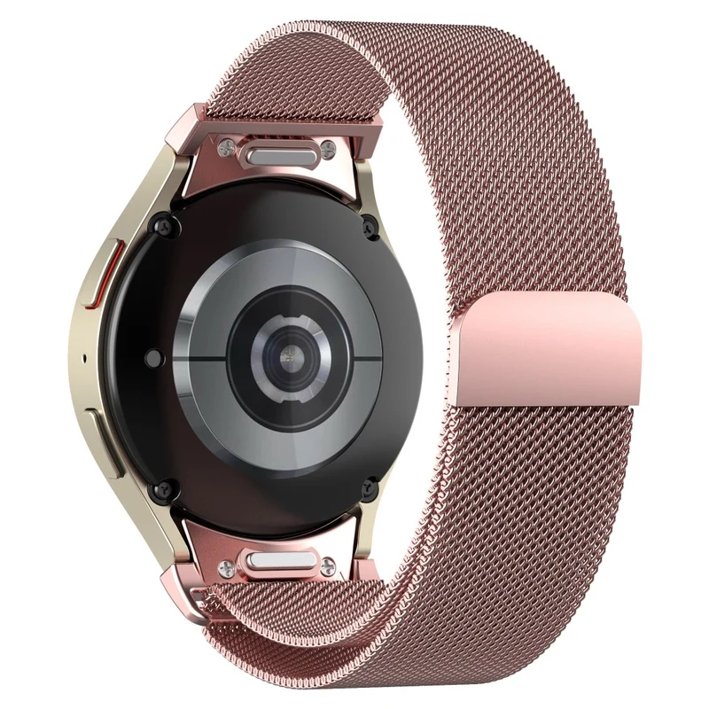 Samsung Galaxy Watch Universal 20mm Stainless Steel Watchband Quick Release Watch Strap - Colorful