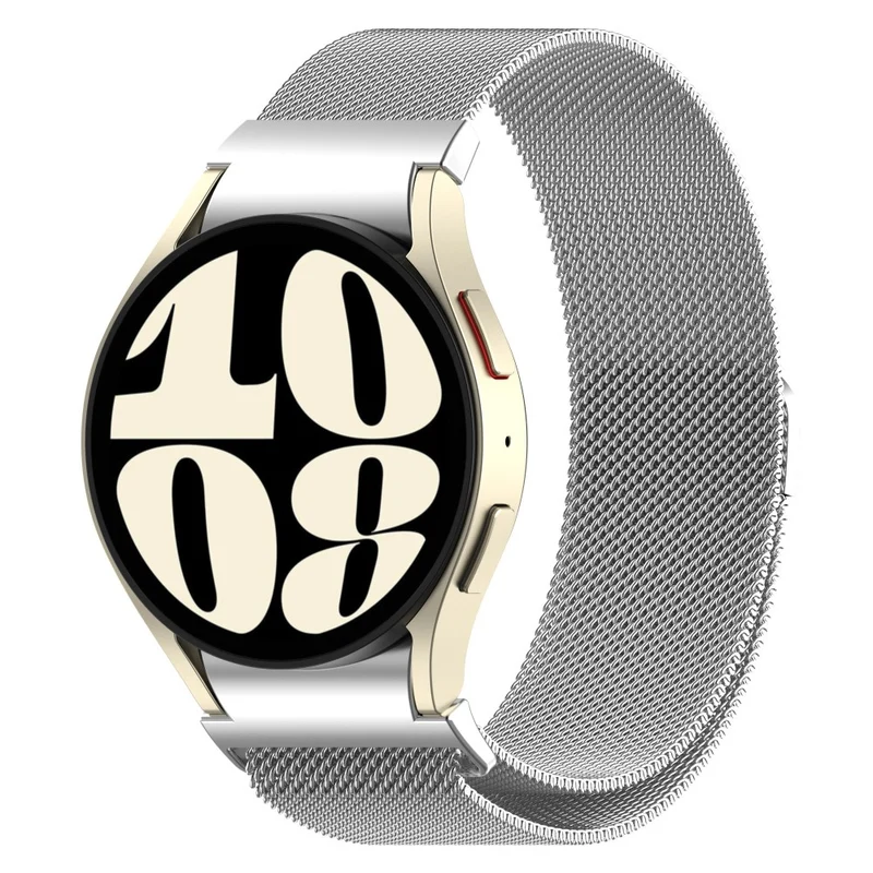 Samsung Galaxy Watch Universal 20mm Replacement Strap Stainless Steel Silver Watch Band