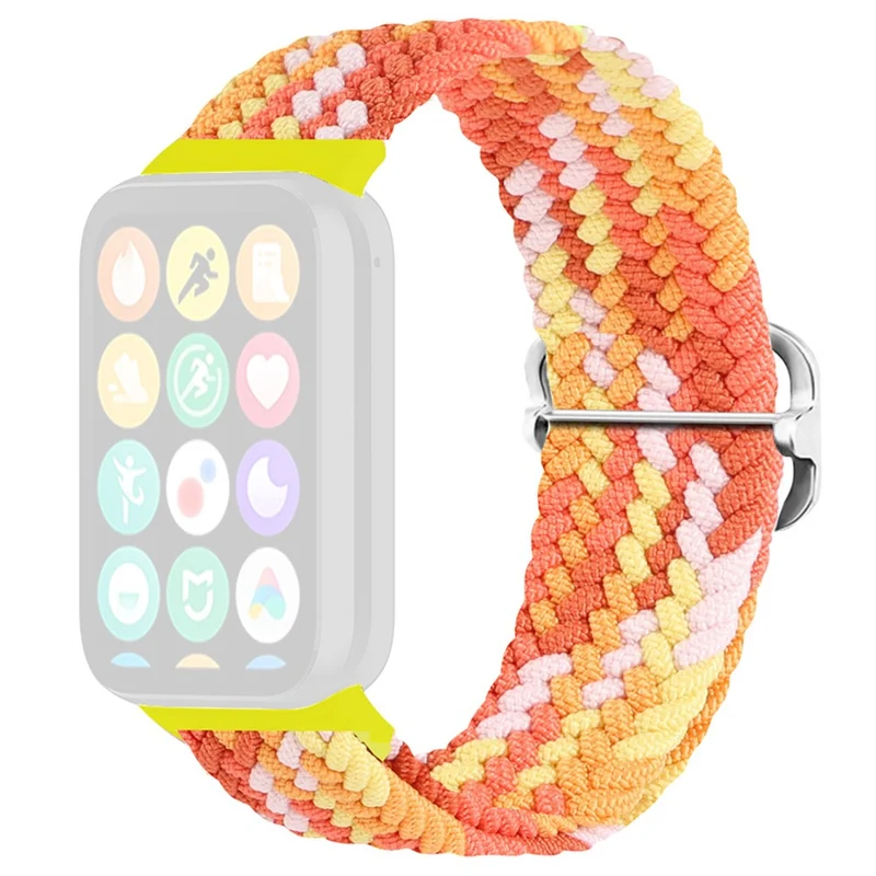 Xiaomi Smart Band 8 Pro Nylon Watch Band Adjustable Woven Strap - Official Rainbow