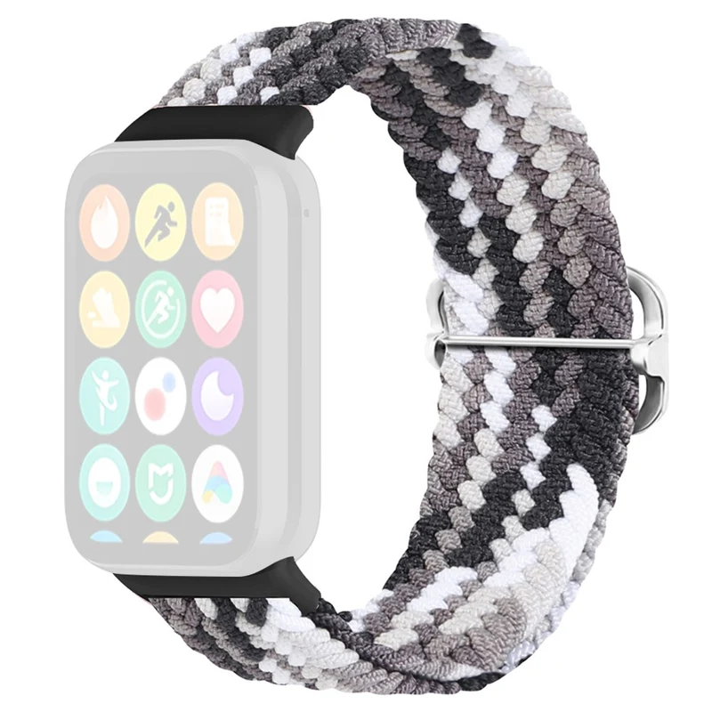 Xiaomi Smart Band 8 Pro Nylon Watch Band Adjustable Woven Strap - Official Rainbow