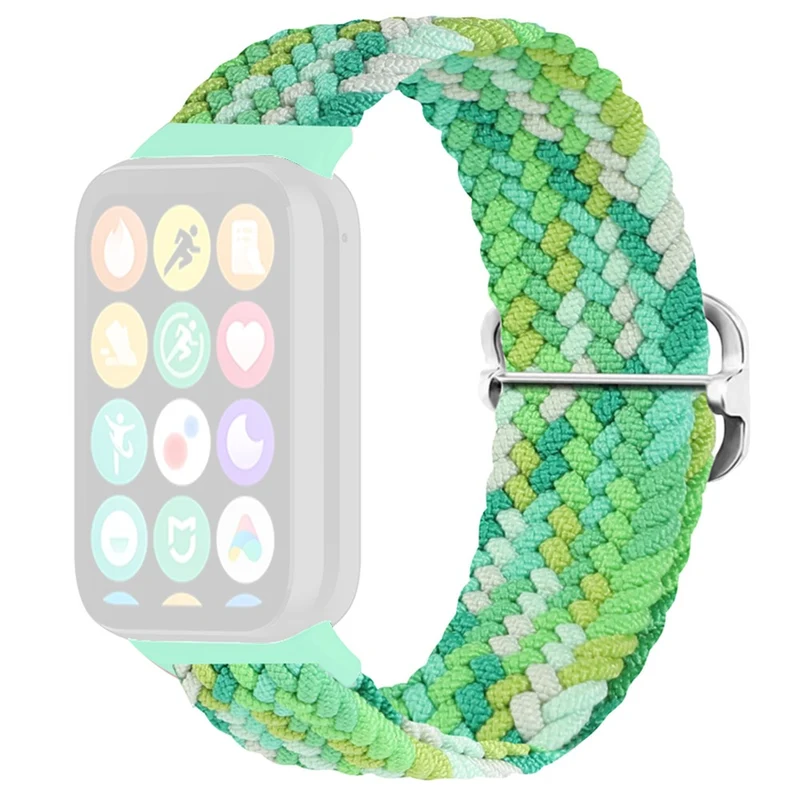 Xiaomi Smart Band 8 Pro Nylon Watch Band Adjustable Woven Strap - Official Rainbow