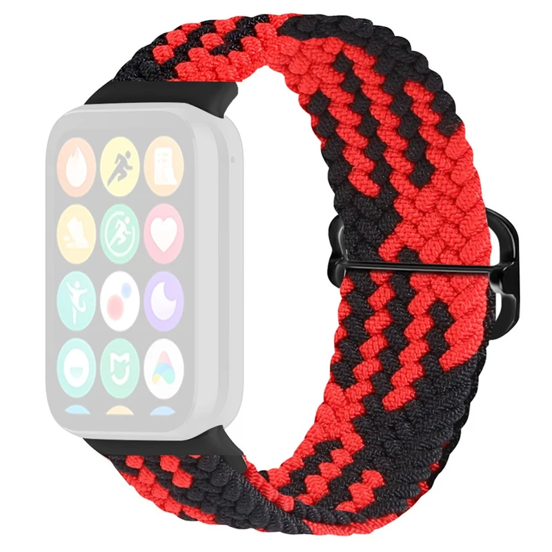 Xiaomi Smart Band 8 Pro Nylon Watch Band Adjustable Woven Strap - Official Rainbow