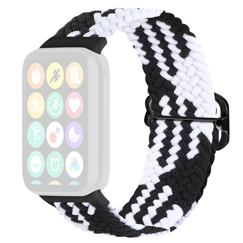 Xiaomi Smart Band 8 Pro Nylon Watch Band Adjustable Woven Strap - Official Rainbow