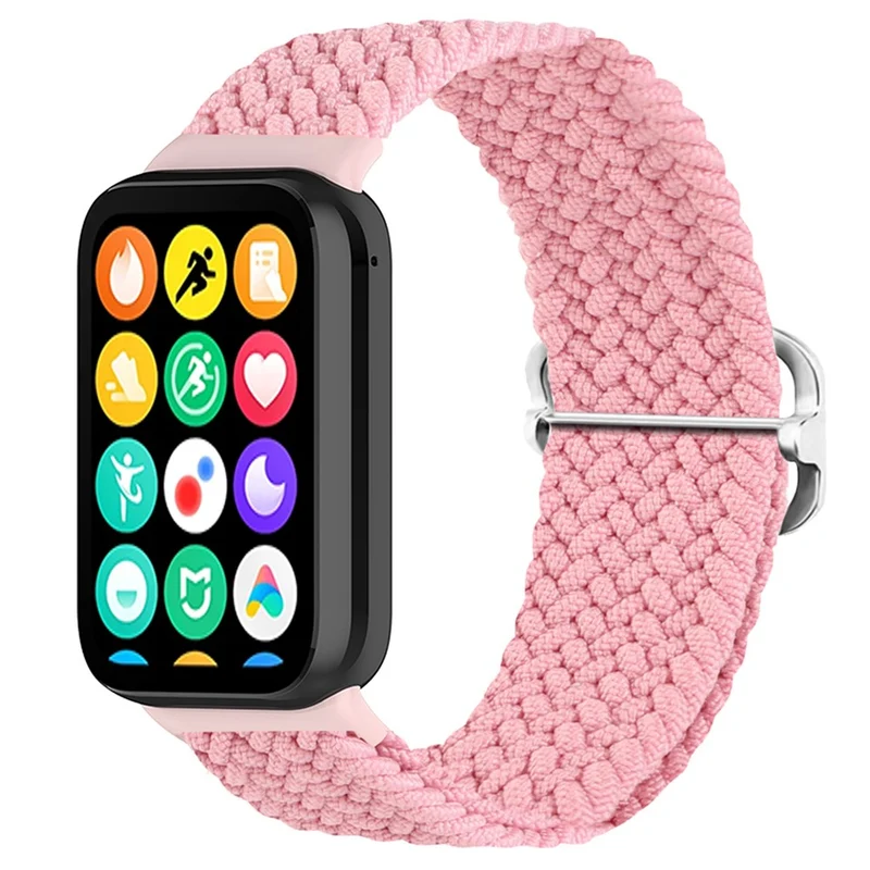 Xiaomi Smart Band 8 Pro Nylon Watch Band Adjustable Woven Strap - Official Rainbow