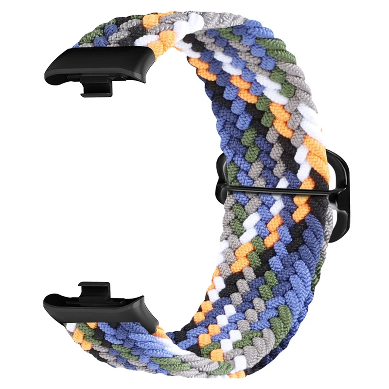 Xiaomi Smart Band 8 Pro Nylon Watch Band Adjustable Woven Strap - Official Rainbow