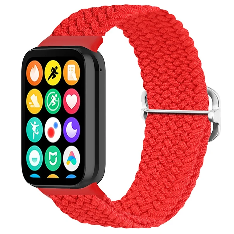 Xiaomi Smart Band 8 Pro Nylon Watch Band Adjustable Woven Strap - Official Rainbow