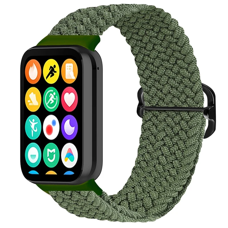Xiaomi Smart Band 8 Pro Nylon Watch Band Adjustable Woven Strap - Official Rainbow