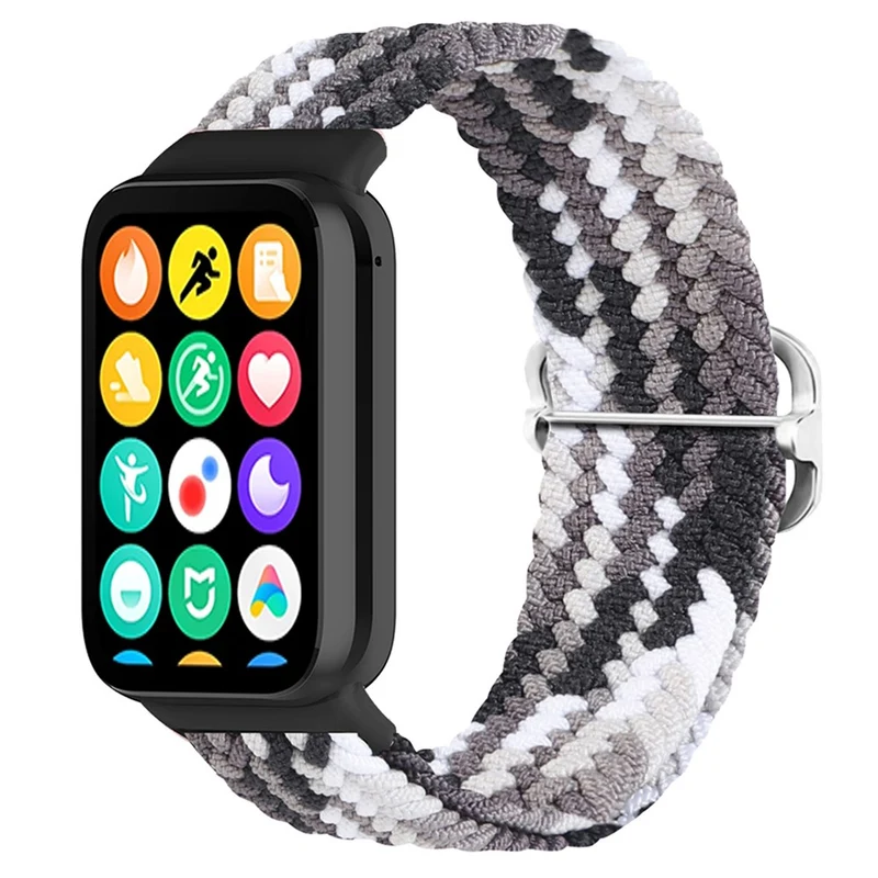 Xiaomi Smart Band 8 Pro Nylon Watch Band Adjustable Woven Strap - Official Rainbow