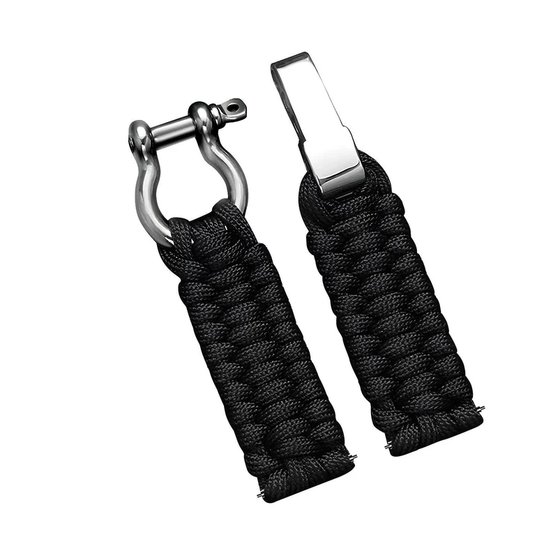 Amazfit Bip Max Nylon Seilarmband (Schwarz)