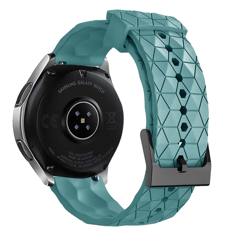 Amazfit Bip Max 'Hexagon' Silikonarmband (Graublau)