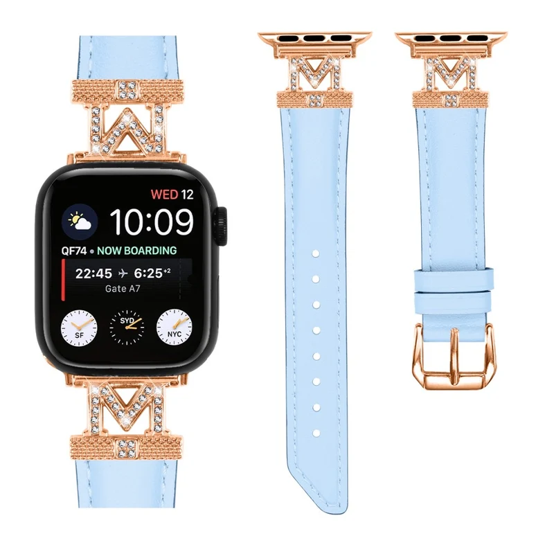 Rose Gold Buckle Strap Apple Watch Universal 41mm/40mm/38mm Watch Band