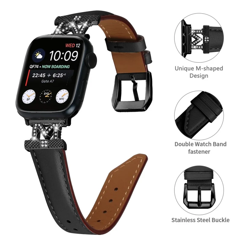 Apple Watch Universal 41mm/40mm/38mm Watch Strap with Black Buckle
