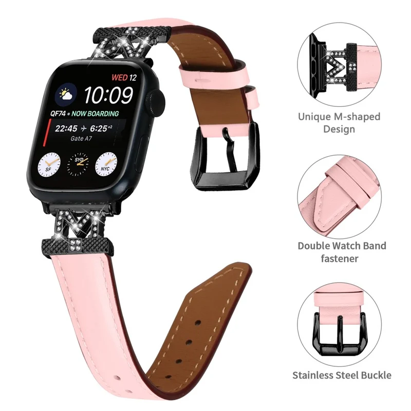 Apple Watch Universal 41mm/40mm/38mm Watch Strap with Black Buckle