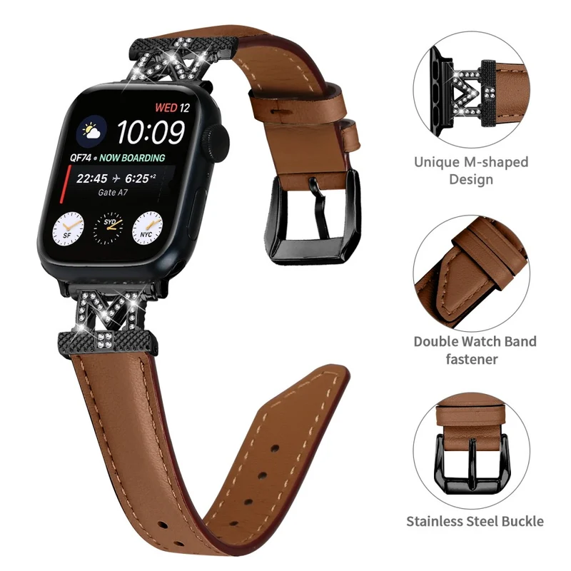 Apple Watch Universal 41mm/40mm/38mm Watch Strap with Black Buckle