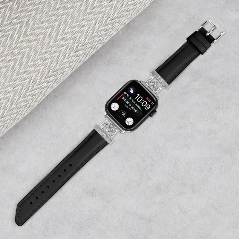 Watch Strap Apple Watch Universal 49mm/45mm/42mm Watchband with Silver Buckle