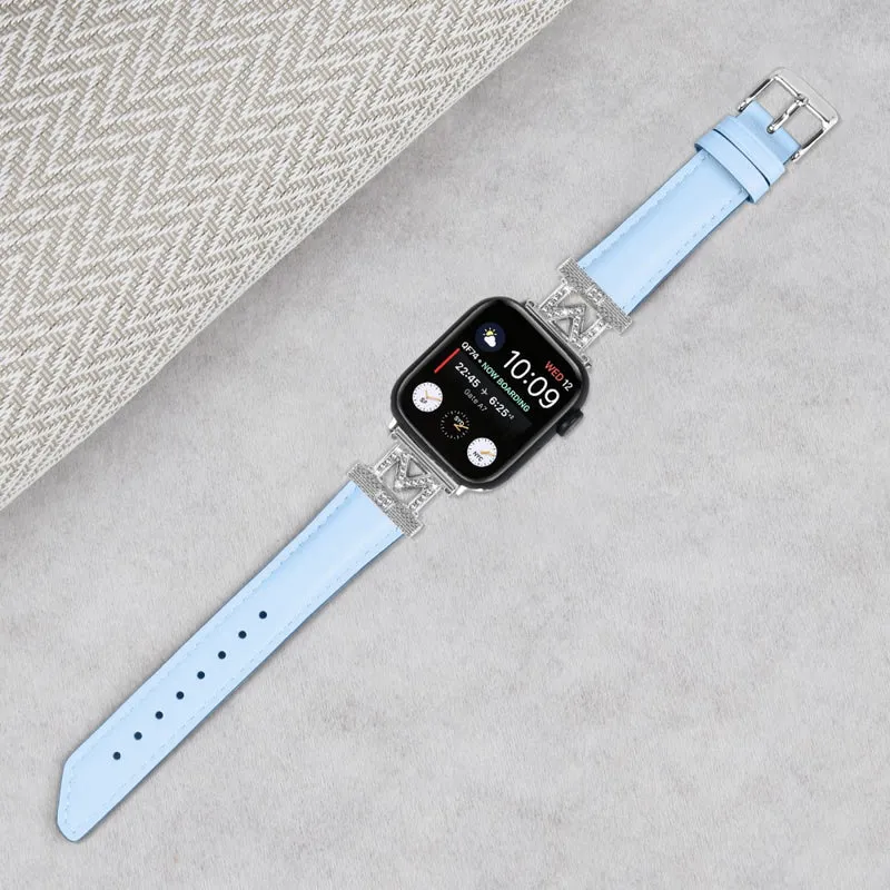 Watch Strap Apple Watch Universal 49mm/45mm/42mm Watchband with Silver Buckle