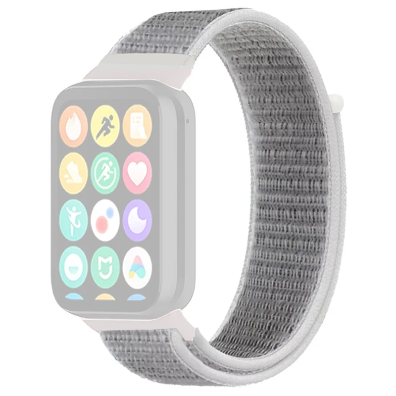 Xiaomi Smart Band 8 Pro / Redmi Watch 4 Nylon Loop Watch Band Breathable Sport Strap - Rainbow