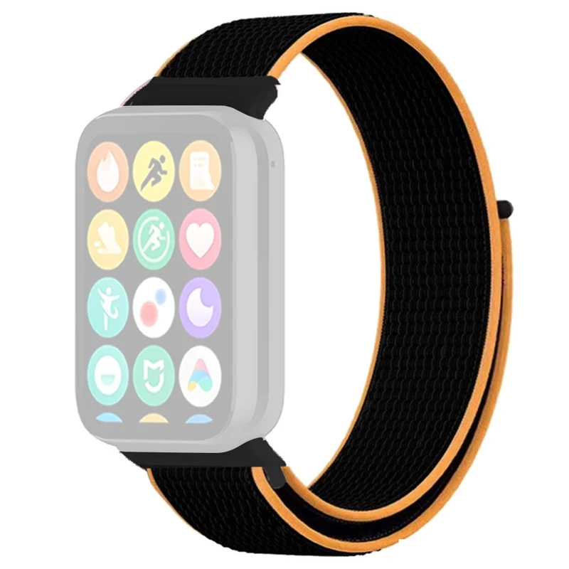 Xiaomi Smart Band 8 Pro / Redmi Watch 4 Nylon Loop Watch Band Breathable Sport Strap - Rainbow