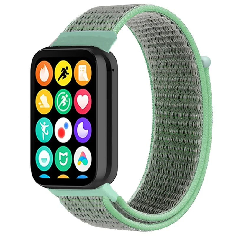 Xiaomi Smart Band 8 Pro / Redmi Watch 4 Nylon Loop Watch Band Breathable Sport Strap - Rainbow