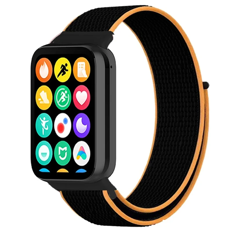 Xiaomi Smart Band 8 Pro / Redmi Watch 4 Nylon Loop Watch Band Breathable Sport Strap - Rainbow