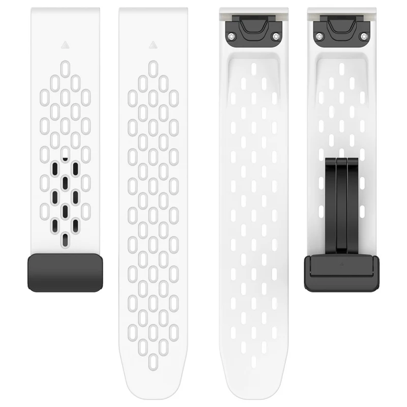 20mm multi-hole style silicone strap with buckle for Garmin Watch