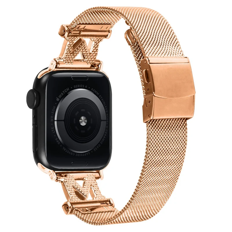 Apple Watch Series 9 41mm M-shape metal strap - Gold