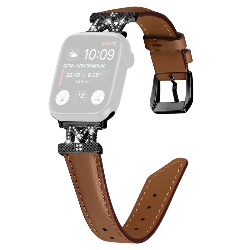 Apple Watch Universal 49mm/45mm/42mm Strap Watch Band with Black Buckle