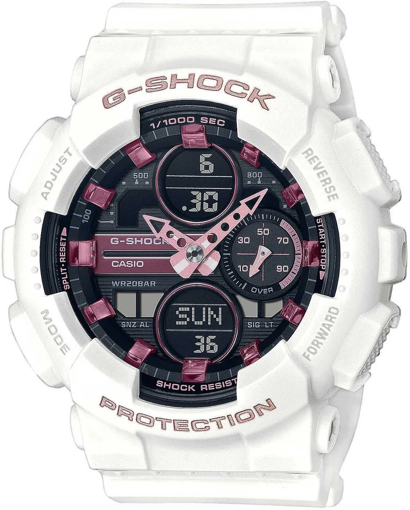 Casio G-Shock GMA-S140M-7AER Damenuhr • Extreme Stoßfestigkeit • Wasserdicht bis 20 Bar