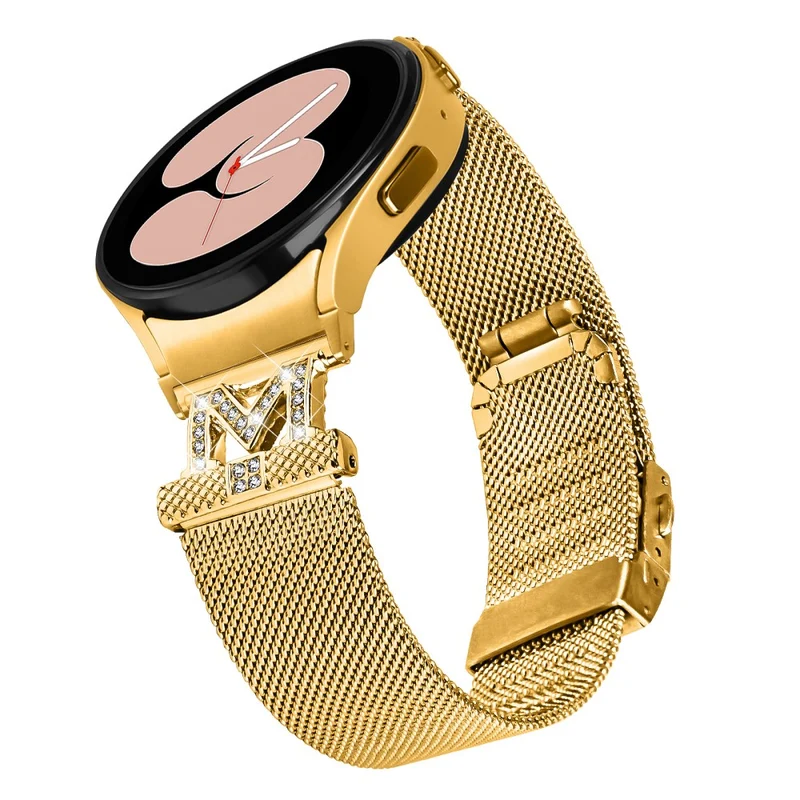 Samsung Galaxy Watch 5 / 4 / Active 2 stainless steel strap with connector