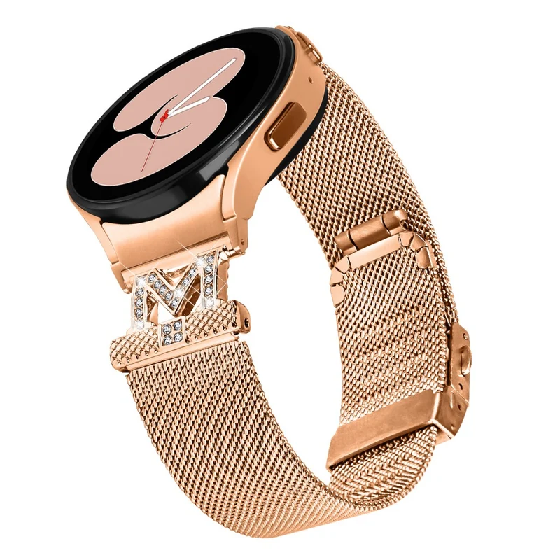 Samsung Galaxy Watch 5 / 4 / Active 2 stainless steel strap with connector