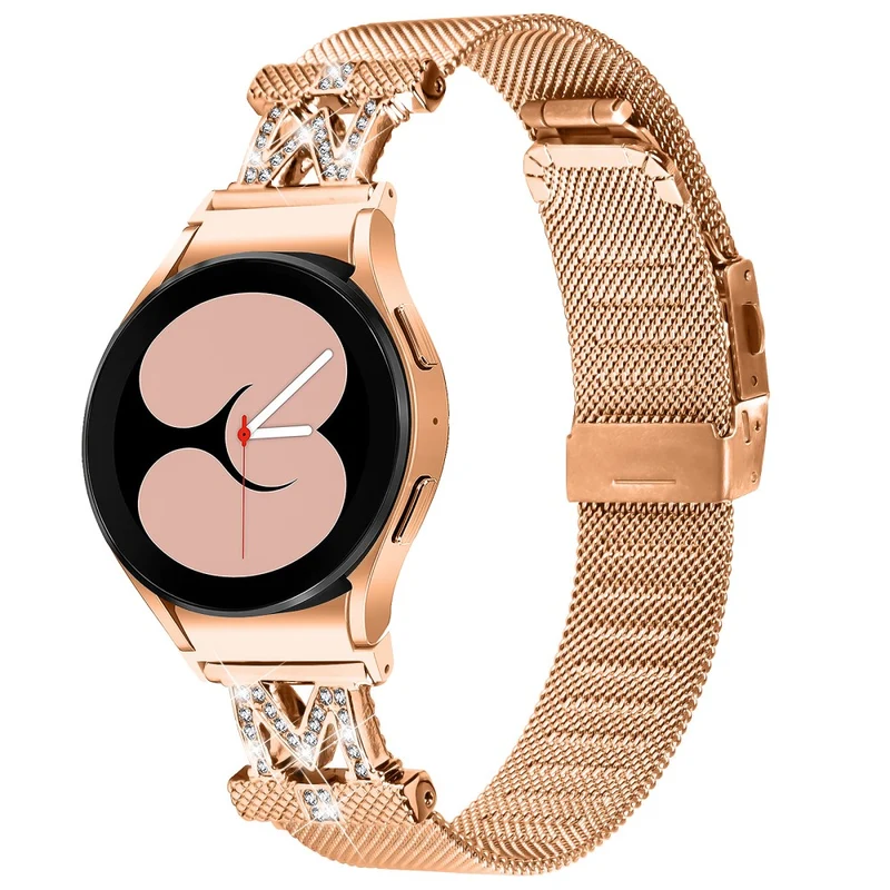 Samsung Galaxy Watch 5 / 4 / Active 2 stainless steel strap with connector