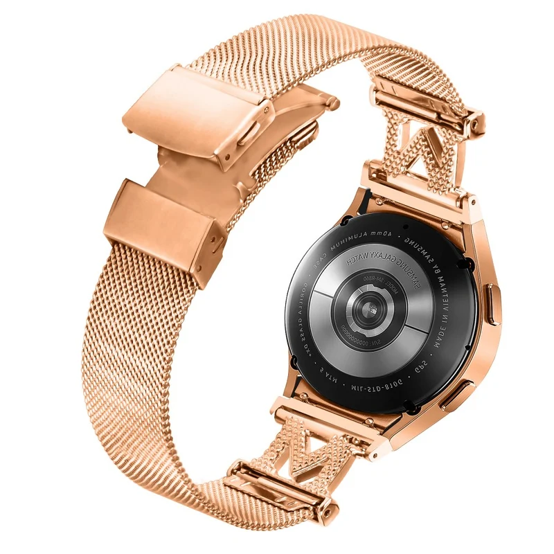 Samsung Galaxy Watch 5 / 4 / Active 2 stainless steel strap with connector