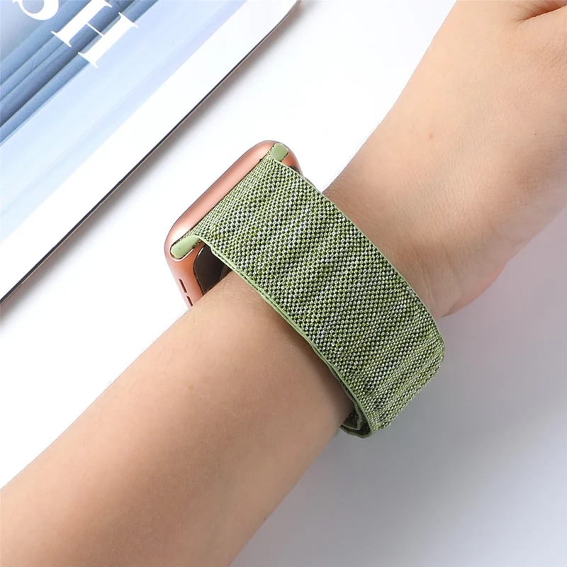 Apple Watch Series 9 41mm denim cloth style strap