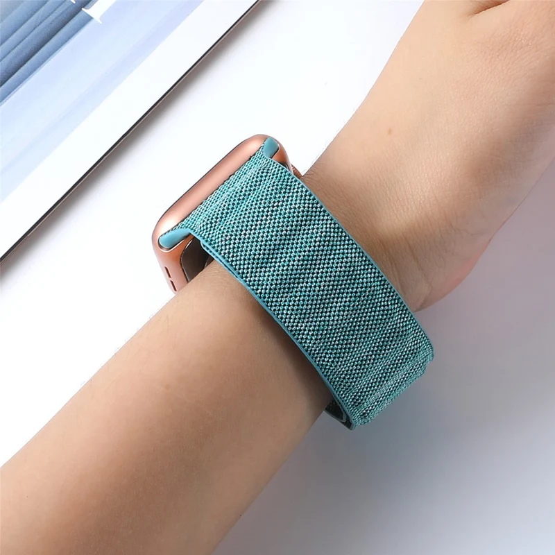 Apple Watch Series 9 41mm denim cloth style strap
