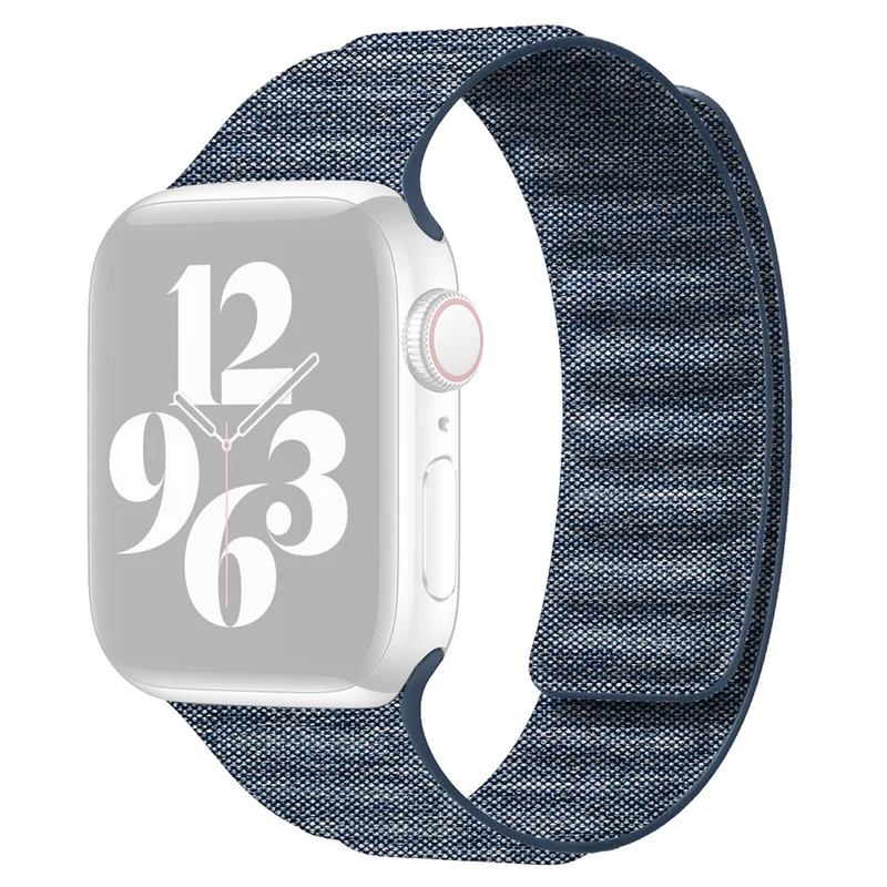 Apple Watch Series 9 41mm denim cloth style strap