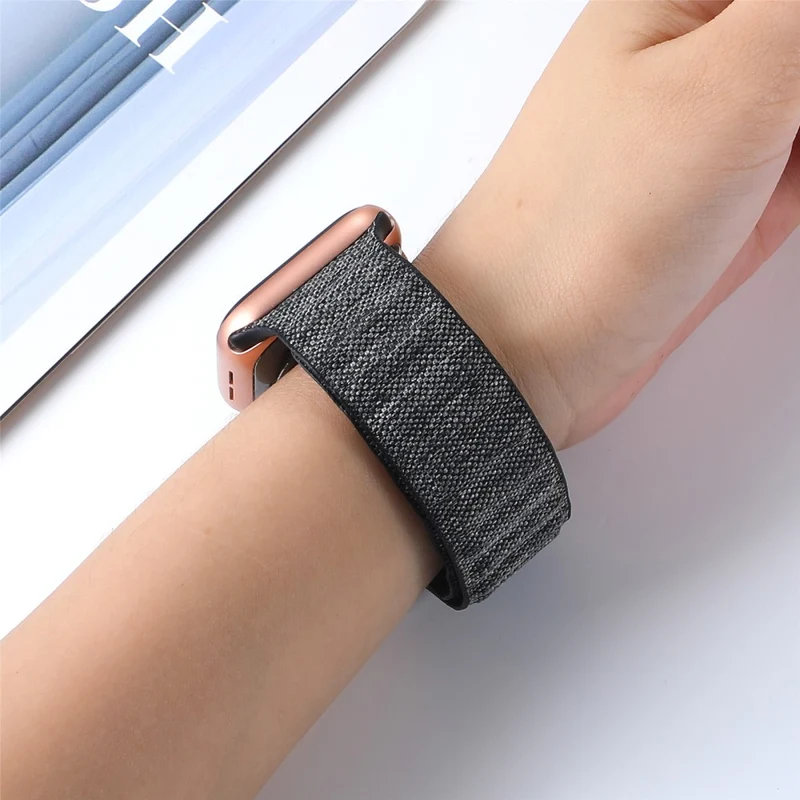 Apple Watch Series 9 41mm denim cloth style strap
