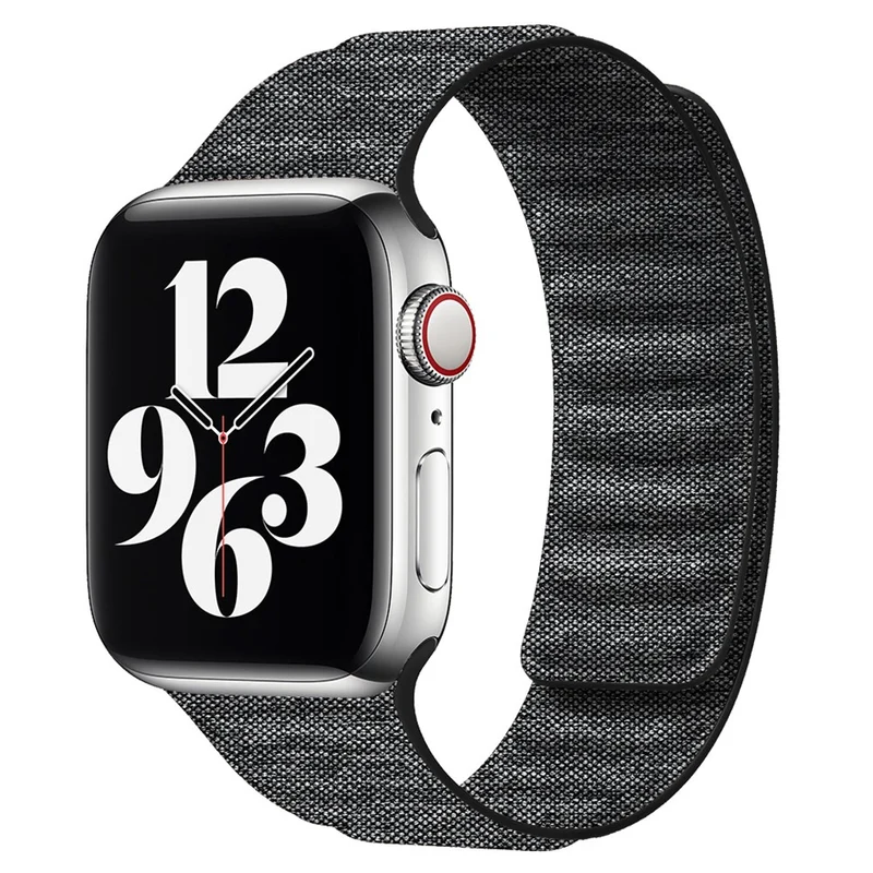 Apple Watch Series 9 41mm denim cloth style strap