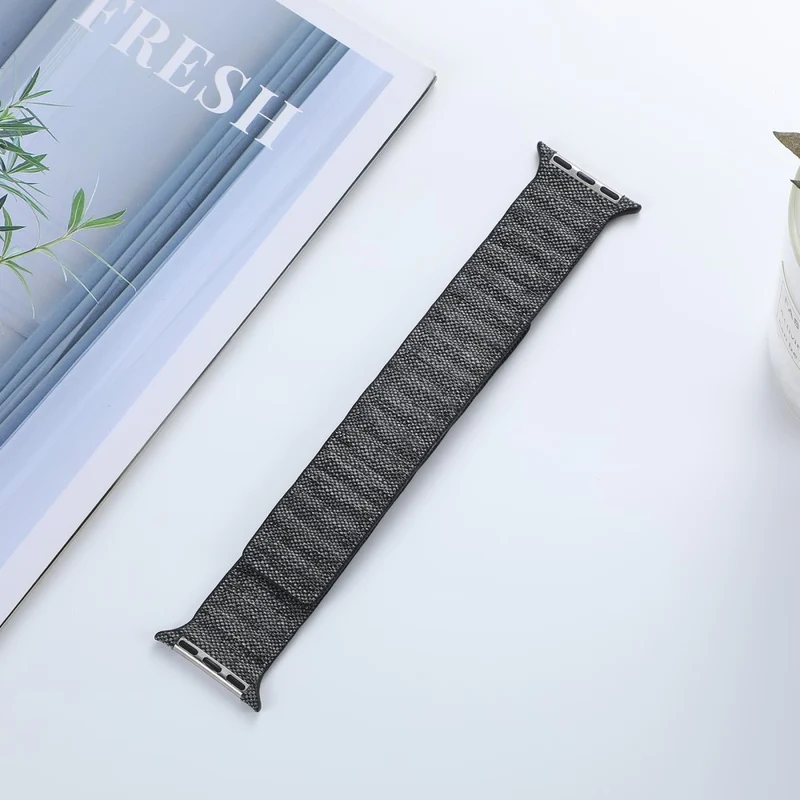 Apple Watch Series 9 41mm denim cloth style strap